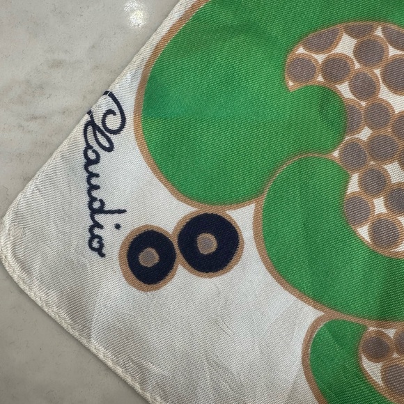 Colorful Patterned Square Scarf - Picture 2 of 8